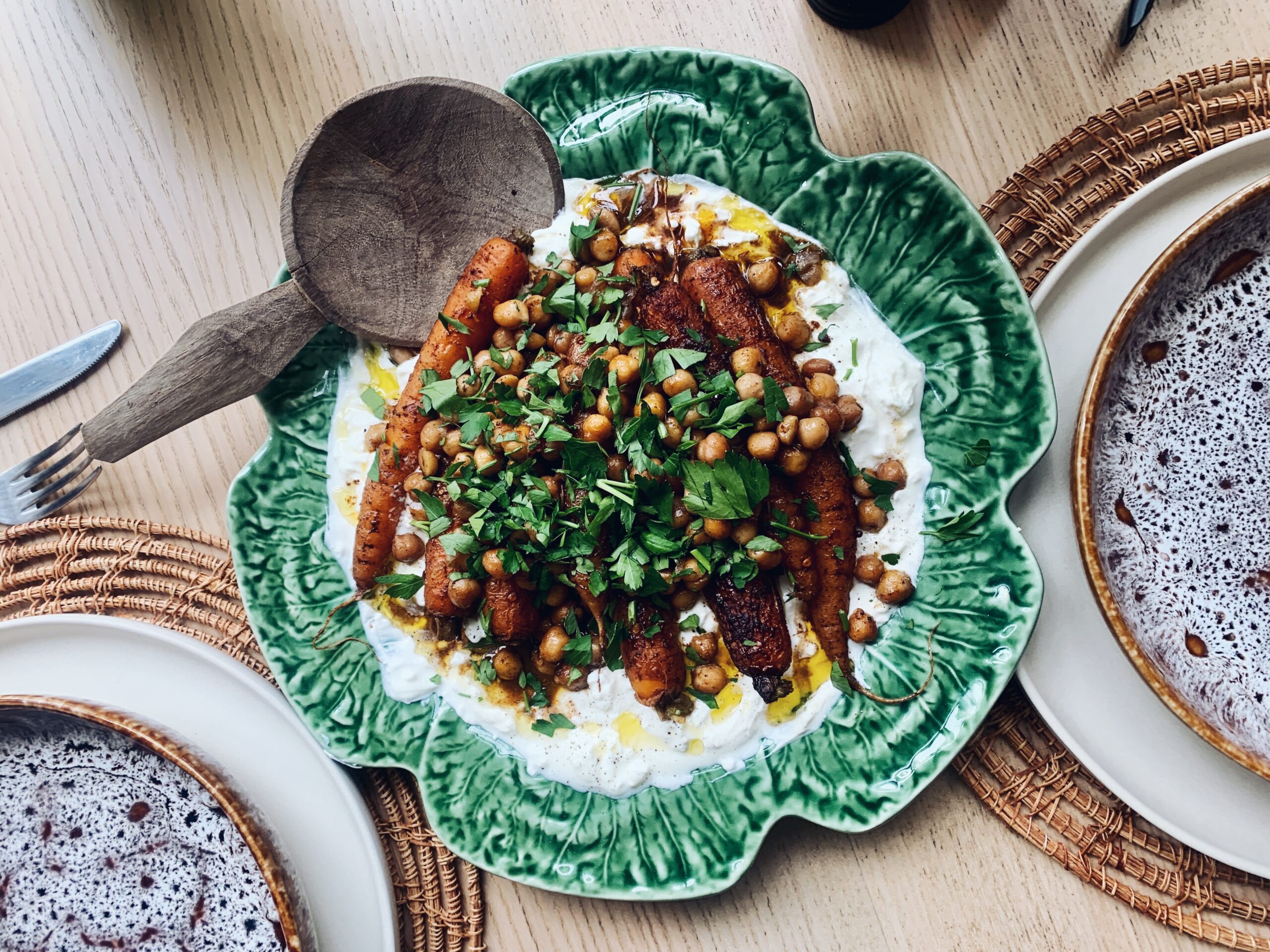 Roasted Carrot With Yogurt And Feta - Azraa Eats